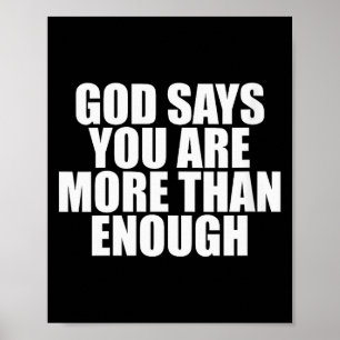 Frauengesundheit Motivierend Gott Sagt Du Bist Poster