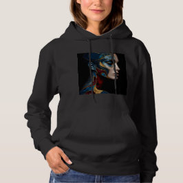 Frauengezogenes Sweatshirt Artwork 4