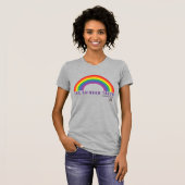 Frauengrau-T - Shirt-Regenbogenwahrheit T-Shirt (Vorne ganz)