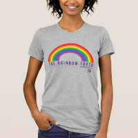 Frauengrau-T - Shirt-Regenbogenwahrheit
