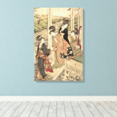 Frauengruppe Leinwanddruck (Insitu (Holzboden))