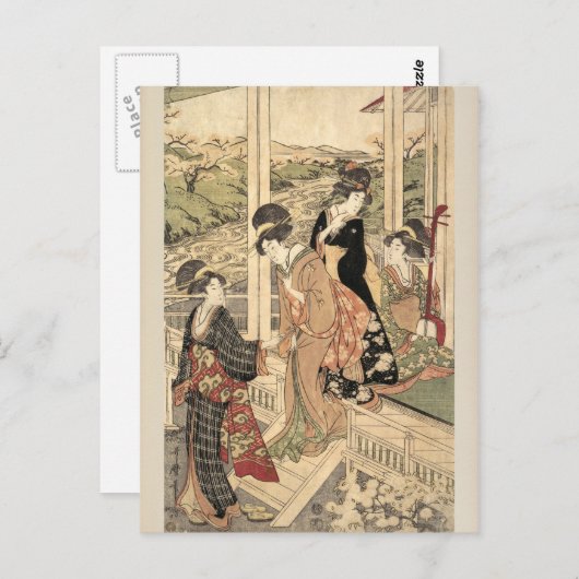 Frauengruppe Postkarte (Vorne/Hinten)