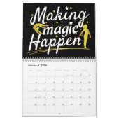 Frauengymnastik Motivierend Gymnast 2024 Kalender (Jan 2026)