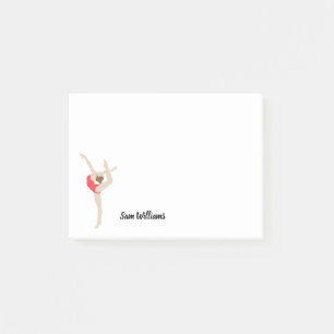 Frauengymnastik Post-it Klebezettel