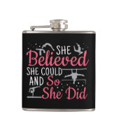 Frauengymnastik - Sie glaubte, sie könne Flachmann (Vorderseite)