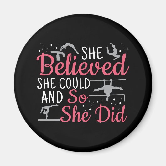 Frauengymnastik - Sie glaubte, sie könne Magnet (Vorne)