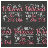 Frauengymnastik - Sie glaubte, sie könne Stoff (Muster)