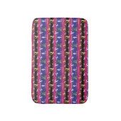 Frauengymnastik Weihnachtsbaum Badematte (Vorderseite Vertikal)