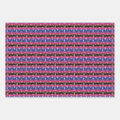 Frauengymnastik Weihnachtsbaum Geschenkpapier Set (Vorderseite)