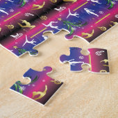 Frauengymnastik Weihnachtsbaum Puzzle (Seite)