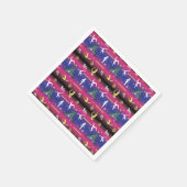 Frauengymnastik Weihnachtsbaum Serviette (Ecke)