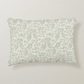 Frauenhaarfarn-Sage-Grün-Linen Dekokissen