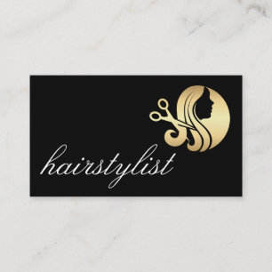 Frauenhair Beauty-Produkte Schere Visitenkarte