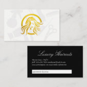 Frauenhair-Logo Terminkarte (Vorne/Hinten)