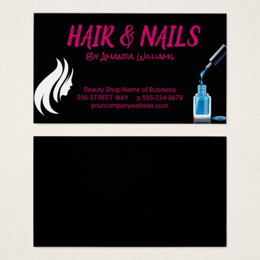 Frauenhair und Nagelpolnisch (Vorne & Hinten)