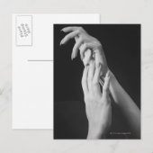 Frauenhände Postkarte (Vorne/Hinten)
