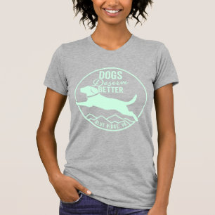 Frauenhemd _ Minze Logo T-Shirt