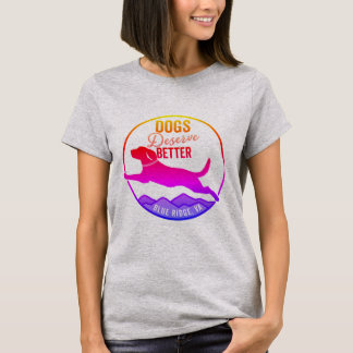 Frauenhemd - Regenbogenlogo T-Shirt