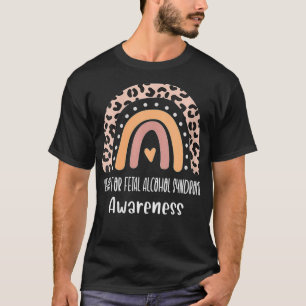 Frauenherz für fetales Alkoholsyndrom Aufklärung T-Shirt