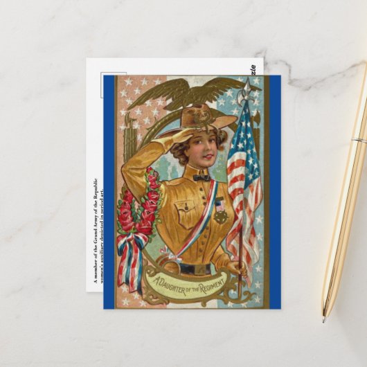 Frauenhilfe für SUVCW Postkarte (Vorderseite/Rückseite Beispiel)