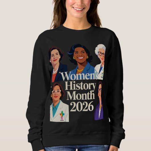 Frauenhistorikmonat 2026 sweatshirt (Vorderseite)