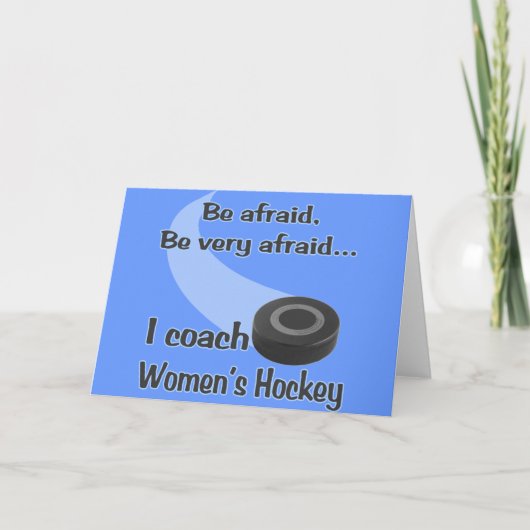 Frauenhockey Karte (Vorderseite)