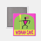 Frauenhöhle Magnet (Vorderseite/Rückseite)