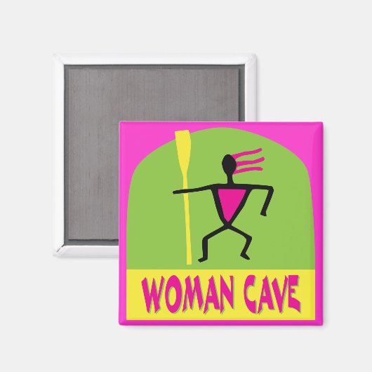 Frauenhöhle Magnet (Vorderseite/Rückseite)