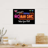 Frauenhöhle Sign Poster (Küche)