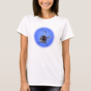 Frauenhubschrauber Tank Top-T-Shirts für Coole Cho