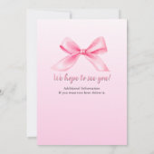 Frauenjubiläum-Party Einladung (Rückseite)