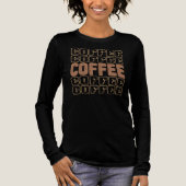 Frauenkaffee Tri-Blend Shirt (Vorderseite)