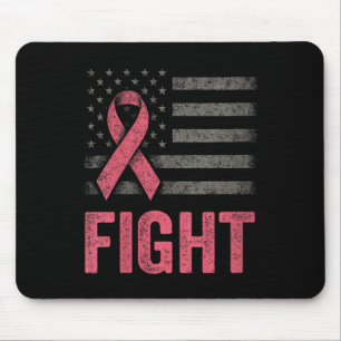 Frauenkampf - Überleben des amerikanischen Flaggen Mousepad