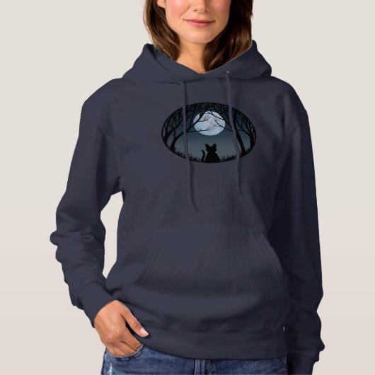 Frauenkatze Lover Hoodie Fat Cat Ladys Sweatshirt (Vorderseite)