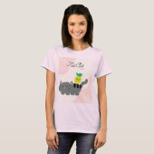 Frauenkatze PINK Spring Shirt (Vorne ganz)