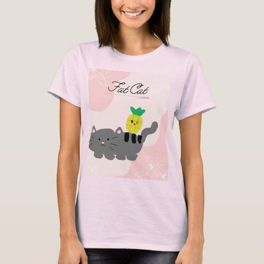 Frauenkatze PINK Spring Shirt (Vorderseite)