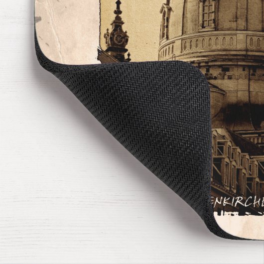 Frauenkirche Dresden - Vintage Mousepad (Ecke)