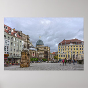 Frauenkirche-Gedenkstätte, Dresden, Deutschland Poster