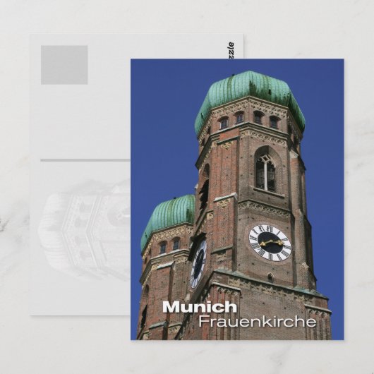 Frauenkirche in München, Bayern Postkarte (Vorne/Hinten)