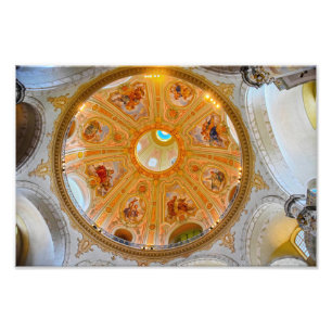 Frauenkirche-Kuppeldecke, Dresden, Deutschland Fotodruck
