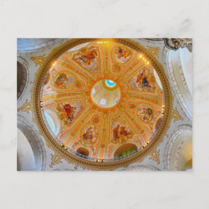 Frauenkirche-Kuppeldecke, Dresden, Deutschland Postkarte