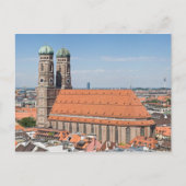 Frauenkirche München aus Peterskirche Postkarte (Vorderseite)