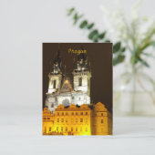 Frauenkirche vor Tyn Prag Postkarte (Stehend Vorderseite)