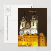Frauenkirche vor Tyn Prag Postkarte (Vorne/Hinten)