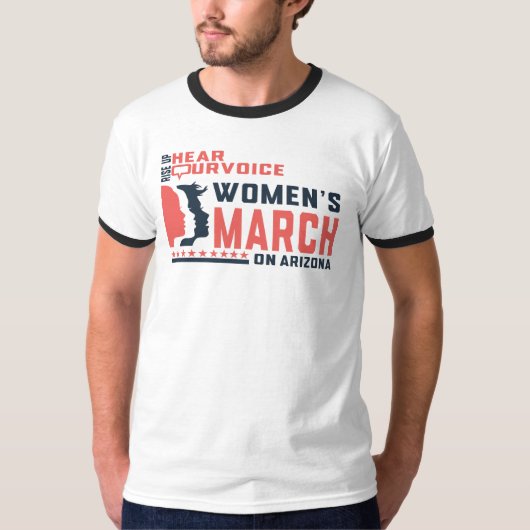 Frauenkollektiv März in Arizona T-Shirt (Vorderseite)