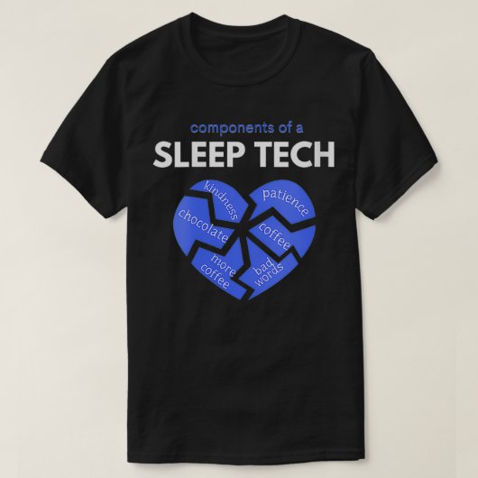 Frauenkomponenten eines Schlaftechnikers VNeck T-Shirt (Design vorne)