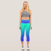 Frauenkompression mit hoher Gangart Capri Leggings (Vorderseite)
