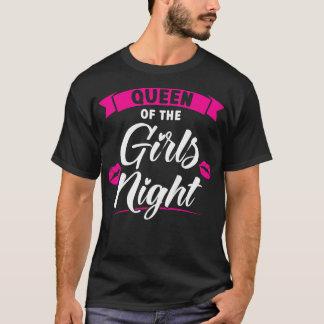 Frauenkönigin der Mädchennacht Party Damen Braut T-Shirt
