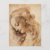 Frauenkopf Postkarte (Vorderseite)