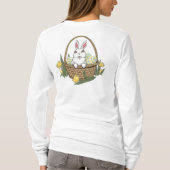 Frauenkorb Osterfest Shirt Ostern Bunny Basket Jer (Rückseite)